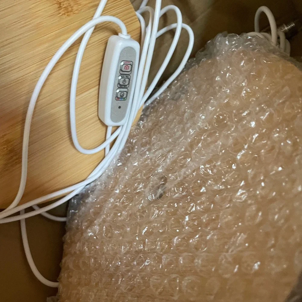 LORDEM Bamboo Halo Grow‎ Light Mini Plant Lamp USB LED with Timer